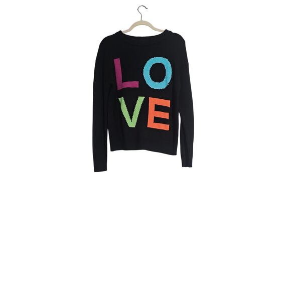 LOVE Black Sweater - Picture 1 of 3